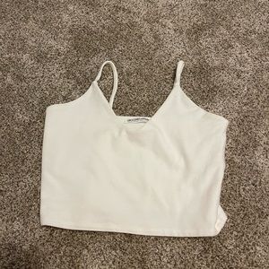 White crop top